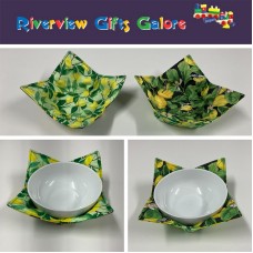 Soup Bowl Cozy - Lemons & Birds Soup Bowl Cozy - Lemons & Birds